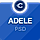 Adele One Page Parallax Fullscreen Portfolio PSD