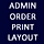 Admin-Side Order Invoice Print Layout - OpenCart