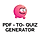 AI Quiz Generator - Multiple Type Quiz Generation Platform SaaS
