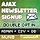 Ajax Newsletter Signup - PHP Admin & CSV export