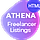 Athena - Job Board  Marketplace HTML Template with Dashboard