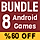 Bundle 8 Android Studio Games with AdMob Ads
