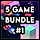 BUNDLE 5 GAMES | Admob + GDPR + Unity