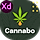 Cannabo | Weed, Marijuana & CBD Oil Shop Adobe XD Template