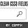 Clean CSS3 input forms