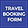Clean & Simple Travel Booking Form