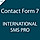 Contact Form 7 International SMS WordPress Plugin