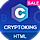 Cryptoking ICO - Bitcoin & ICO Cryptocurrency Landing Page HTML Template
