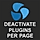Deactivate Plugins per Page WordPress Plugin