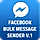 Facebook Bulk Private Message Sender (SAAS Ready)