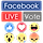 Facebook Live Reactions Vote (real-time) and Youtube, Twitch, Dailymotion