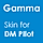 Gamma – is a beautifully crafted skin for DM Pilot.