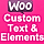 Gema75 - WooCommerce Custom Text & Elements WordPress Plugin