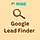 Google Lead Finder for RISE CRM