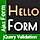 Hello Form - PHP Working Ajax Contact Form with Validation