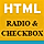 HTML CSS Radio and Checkbox Template