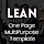 Lean - One Page MultiPurpose Template
