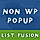 List Fusion Non WP PopUp