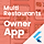 Manager / Owner for Multi-Restaurants Flutter App