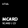 mCard - CV Resume HTML Template