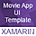 Movie App UI Template for Xamarin Forms