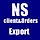 NS Client/Orders Export - PrestaShop Export Orders and customers in a CSV file.