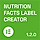Nutrition Facts Label Creator for Elementor WordPress Plugin