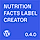Nutrition Facts Label Creator for Gutenberg WordPress Plugin