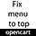 Opencart fix menu bar to top Vqmod