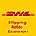 Opencart - Product DHL Shipping Rates Extension