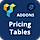 Pricing Tables - VC Addon
