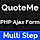 QuoteMe Multi Step PHP Working Multipurpose Ajax Form