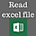 Read excel file without excel install