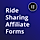 Ride Sharing Affiliate Forms WordPress Plugin