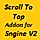 Scroll To Top Addon For Sngine