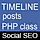 Social Posts timeline PHP class