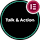 Talk & Action - Colorful Digital Agency Elementor Template Kit