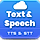 Text & Speech - Text to Speech and Speech to Text Converter