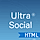 UltraSocial - Social Media Marketing Onepage / Landing Page Template