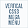Vertical CSS3 Mega Menu