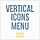 Vertical Icons Menu