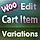 WooCommerce Edit Cart Item Variations WordPress Plugin