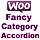 WooCommerce Fancy Category Accordion WordPress Plugin