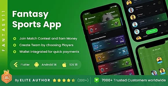 2AppTemplate| Fantasy Sport Contest Fantasy Cricket| Fantasy Football Fantasy Basketball| Fantasy 11