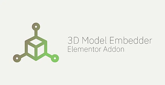 3D Embedder - Simple yet powerful 3D embedder for Elementor. WordPress Plugin