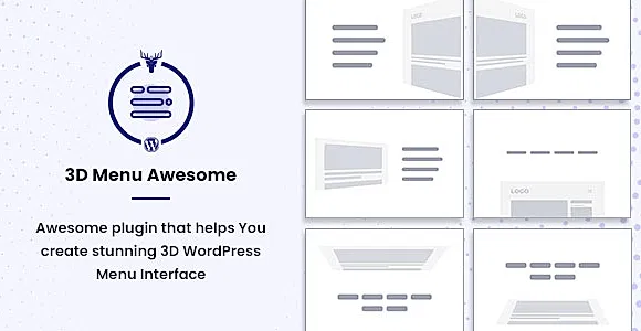 3D Menu Awesome Pro WordPress Plugin