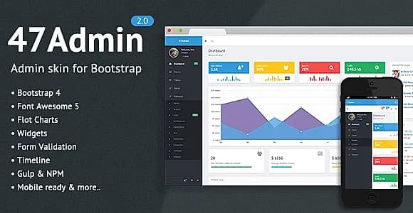 47Admin - Bootstrap Admin Skin