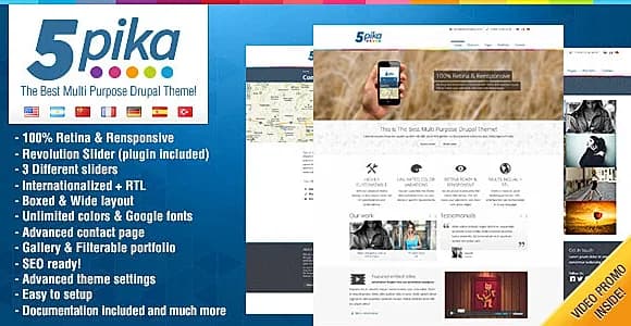 5pika - Drupal Theme