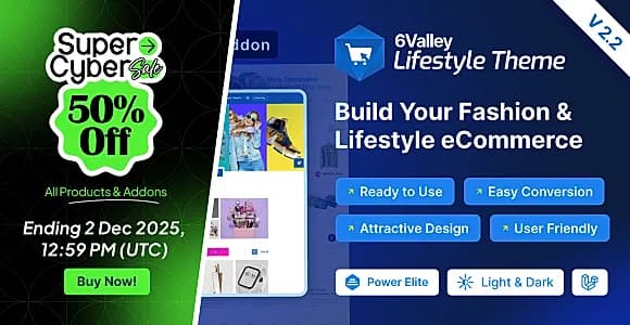 6Valley Lifestyle Theme Addon