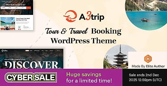 A3Trip WordPress Theme